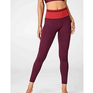 NWT! Fabletics High-Waisted Seamless Stripe 7/8 length